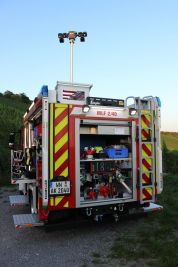 Mittleres Löschfahrzeug (MLF) hinten offen