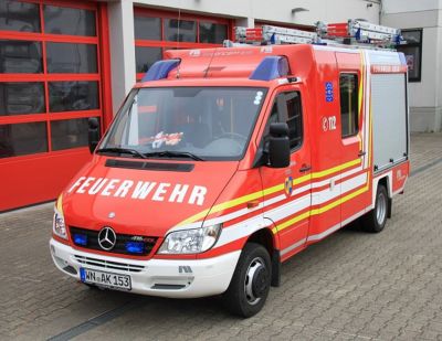 Vorauslöschfahrzeug (VLF) seitlich von vorne