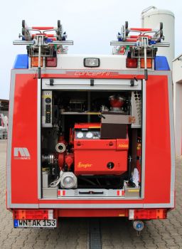 Vorauslöschfahrzeug (VLF) hinten offen