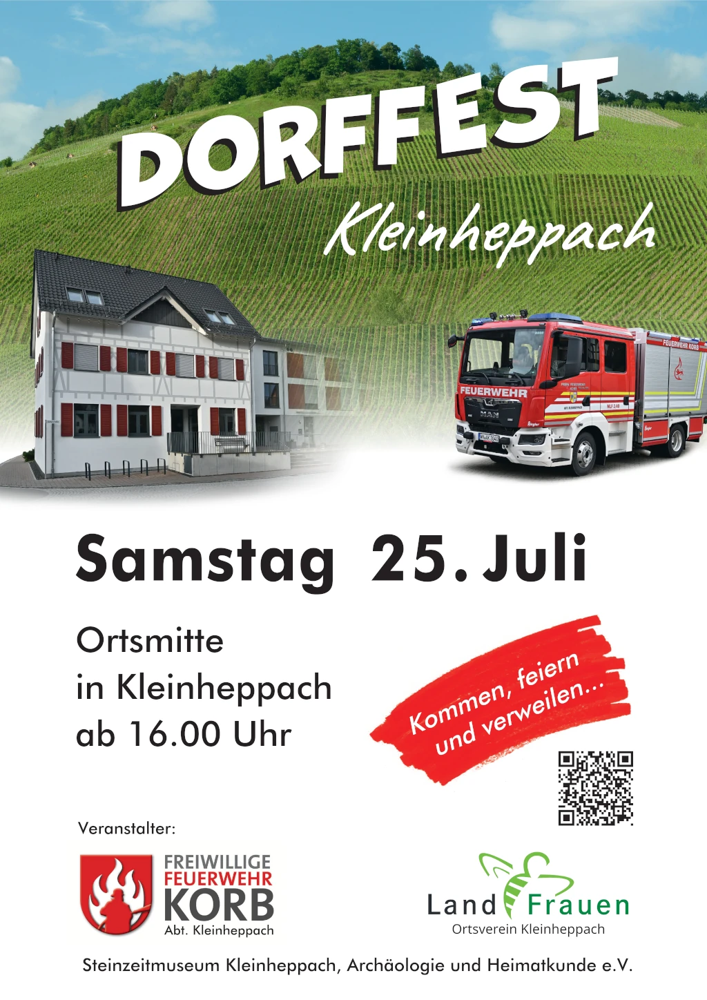 Plakat Dorffest Kleinheppach